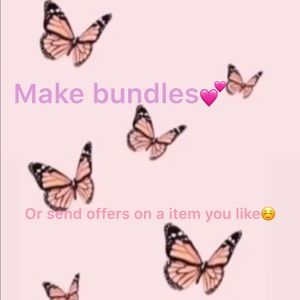 SEND OFFERS ON ANY ITEM IN MY CLOSET!!❤️
